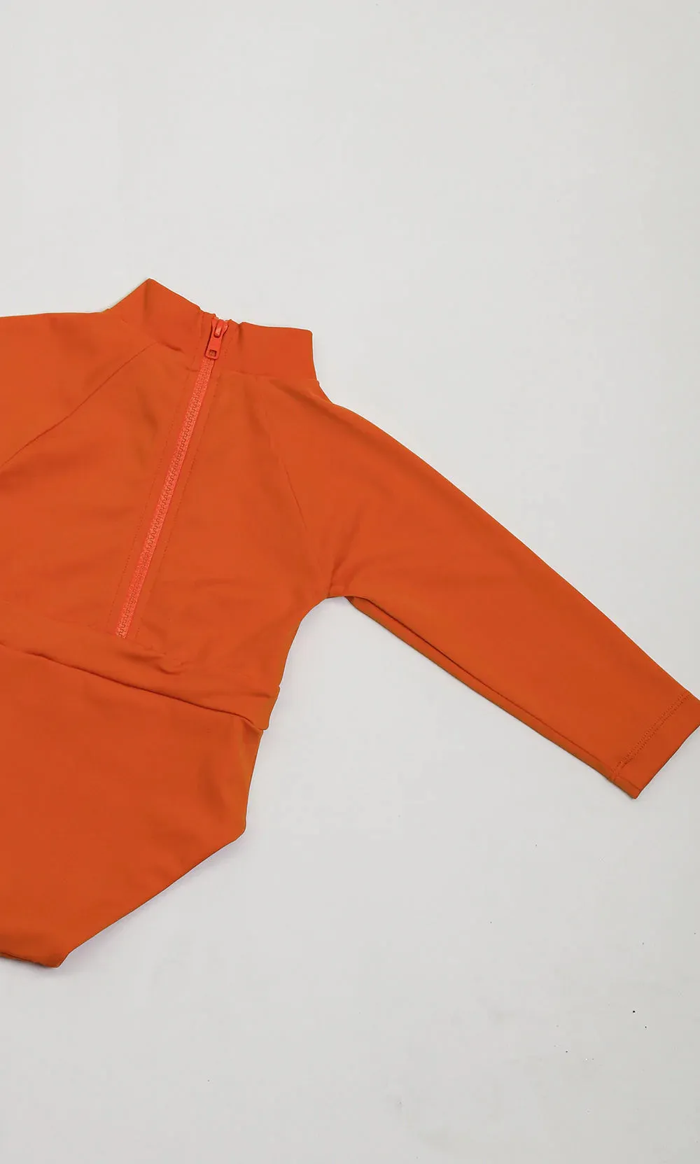 June Girls Long Sleeve One Piece - Mandarin