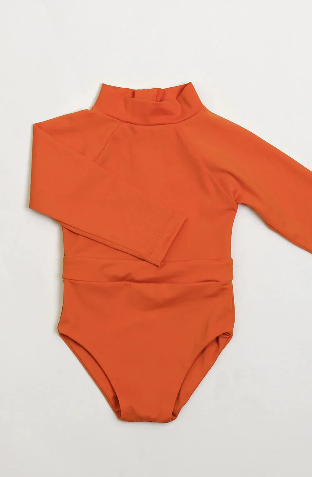 June Girls Long Sleeve One Piece - Mandarin