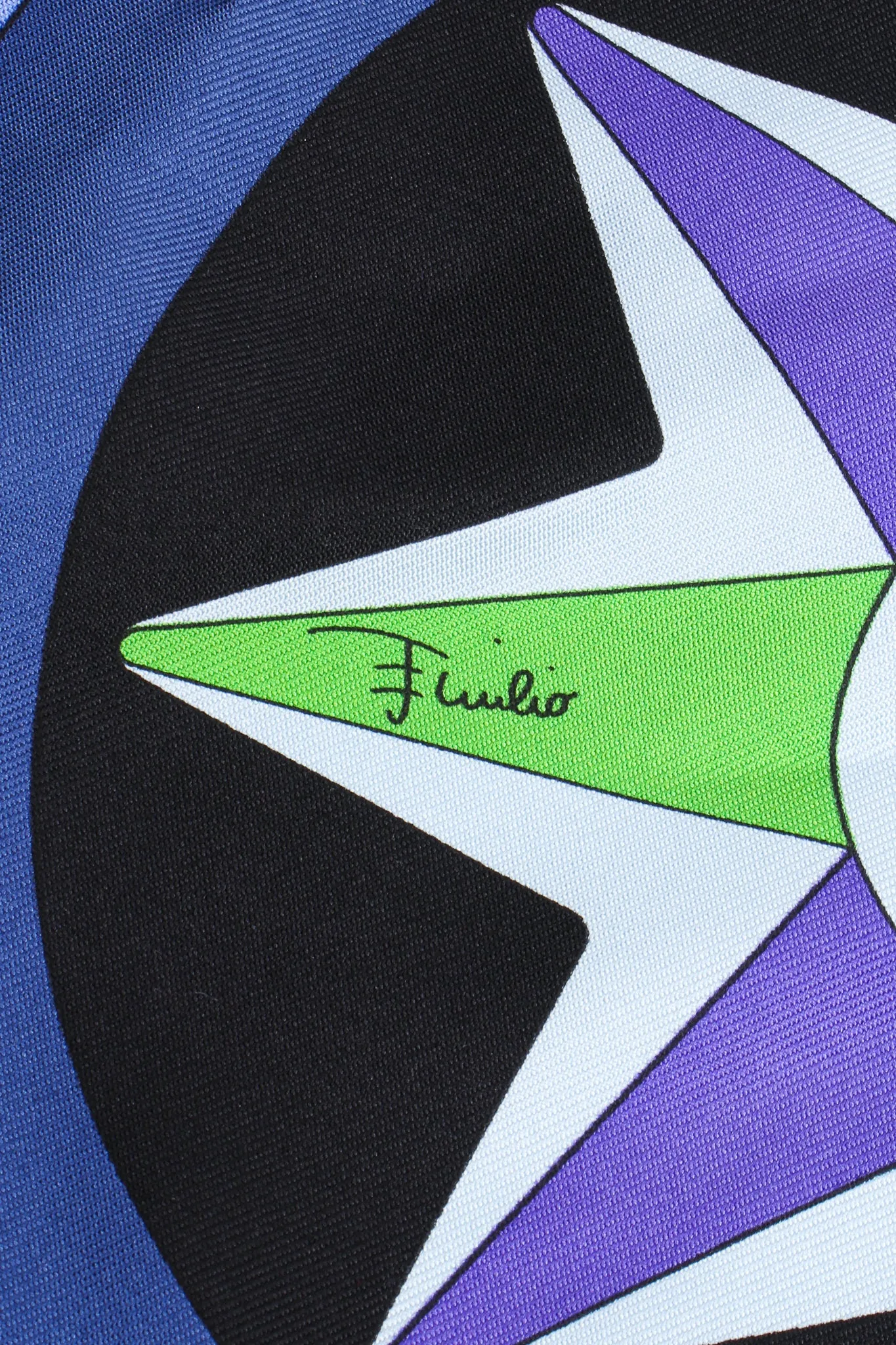 Kaleidoscope Print Silk Scarf