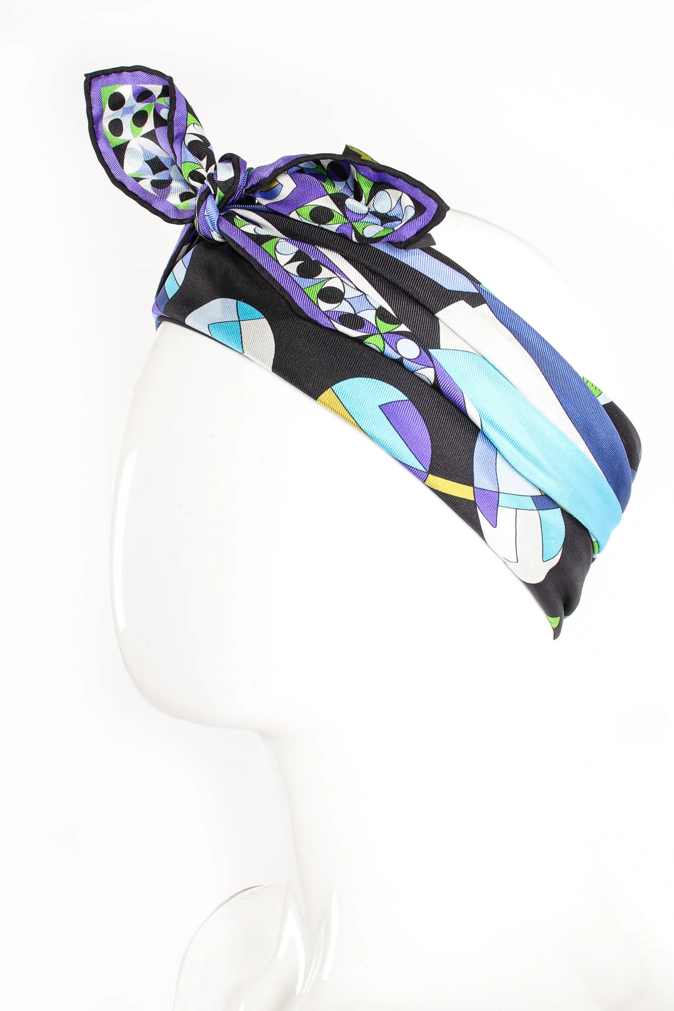 Kaleidoscope Print Silk Scarf