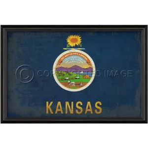 Kansas State Flag Wall Art