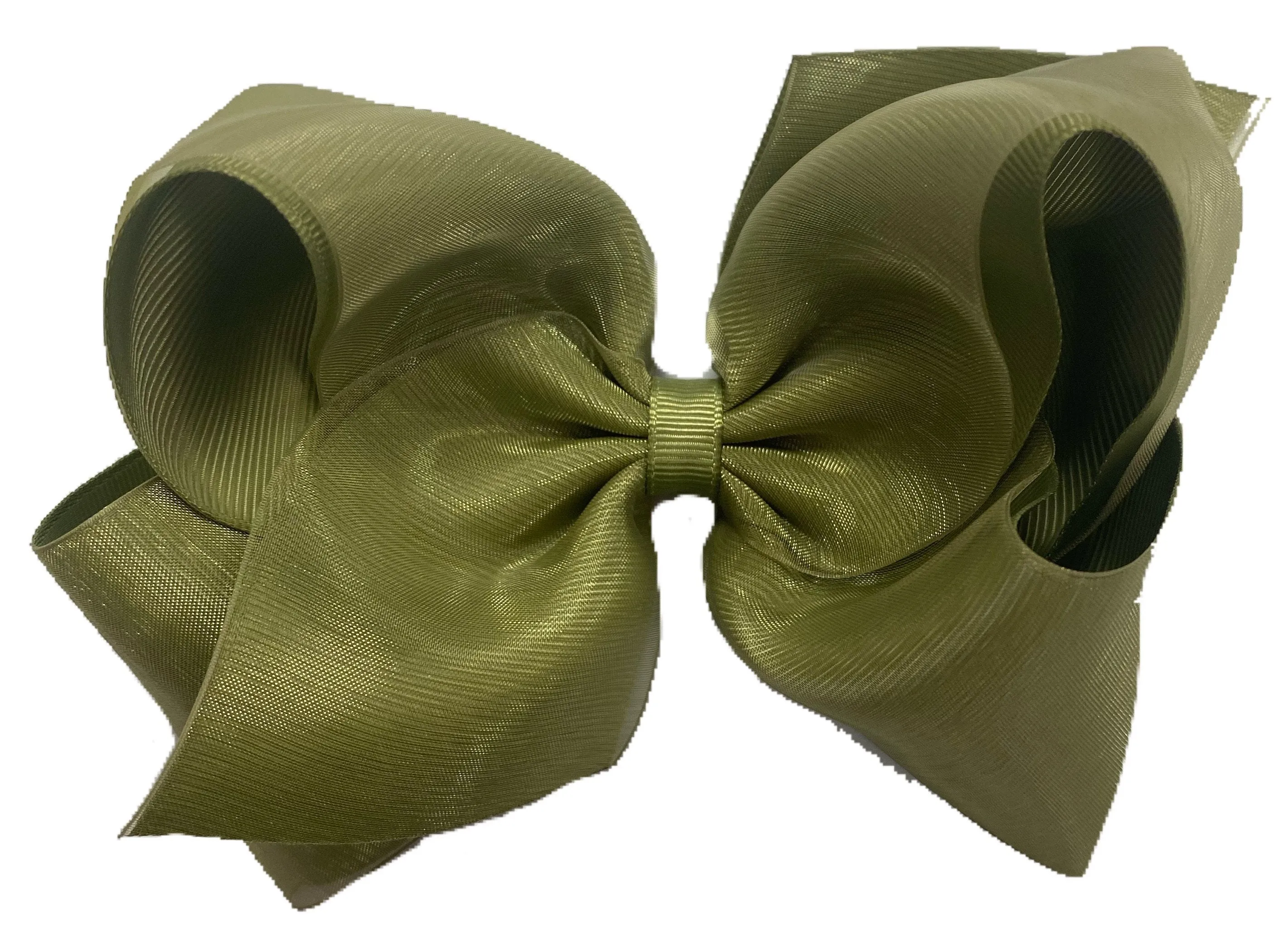King Overlay Grosgrain Bow on Clippie
