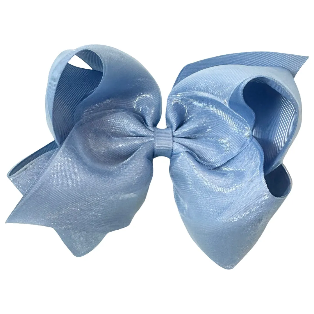 King Overlay Grosgrain Bow on Clippie