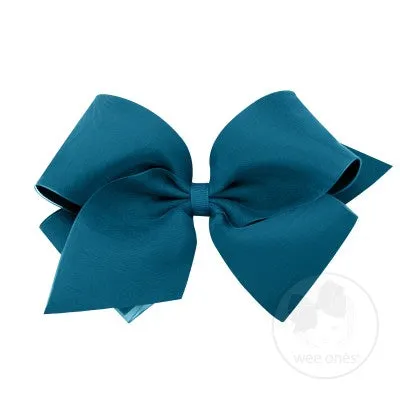 King Overlay Grosgrain Bow on Clippie