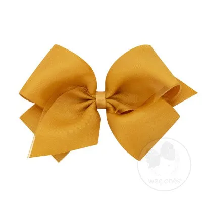 King Overlay Grosgrain Bow on Clippie