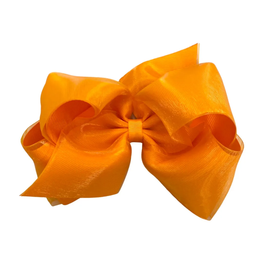 King Overlay Grosgrain Bow on Clippie