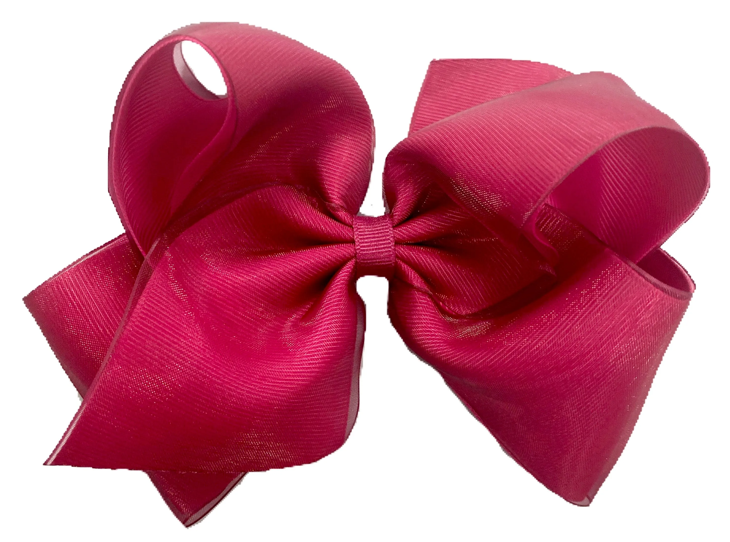 King Overlay Grosgrain Bow on Clippie