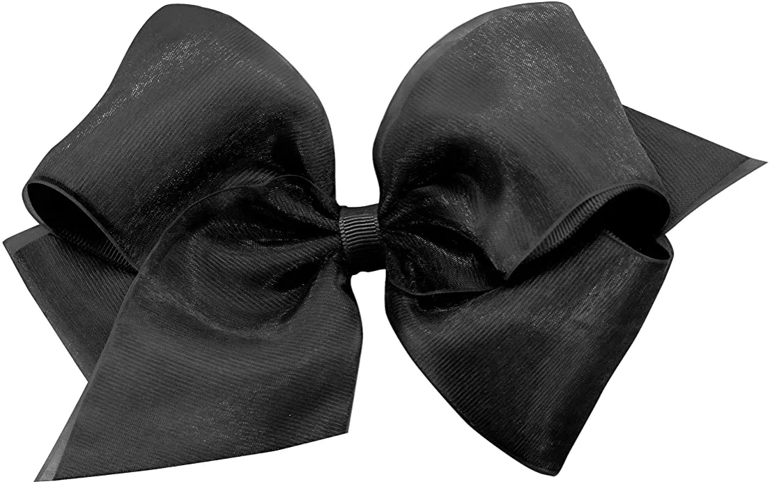 King Overlay Grosgrain Bow on Clippie