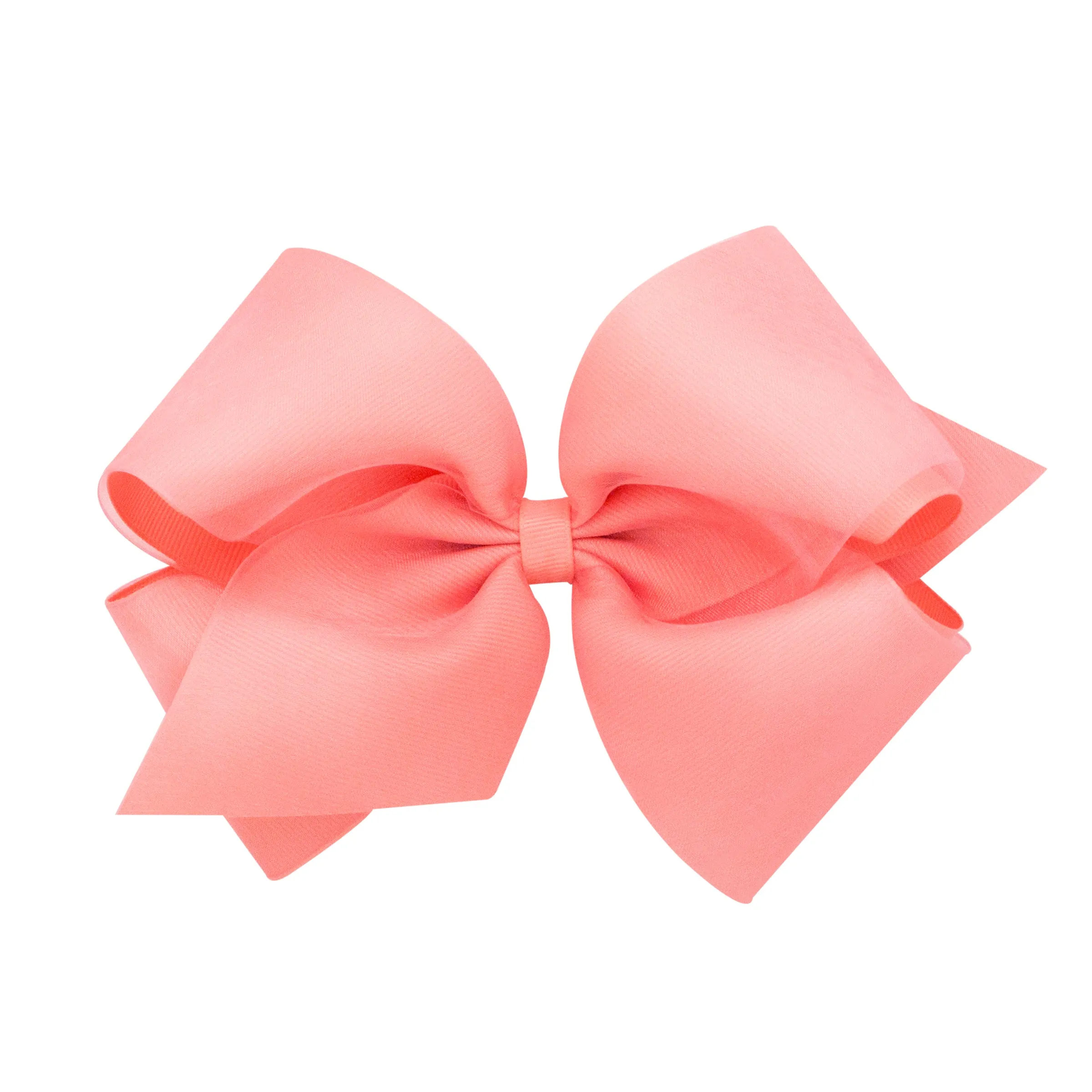 King Overlay Grosgrain Bow on Clippie