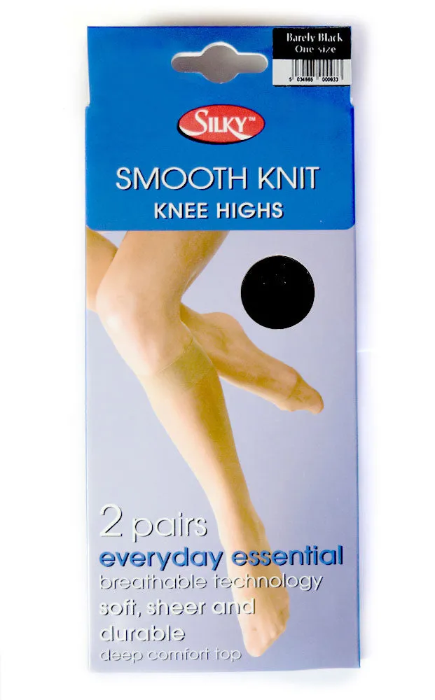 Knee Highs - Smooth Knit (One Size) - 2prs