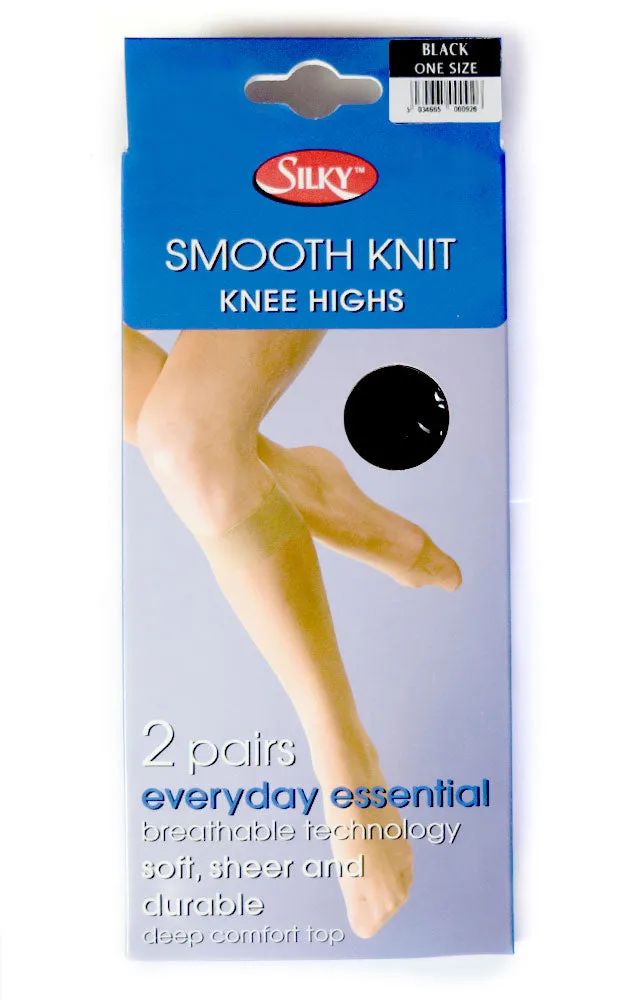Knee Highs - Smooth Knit (One Size) - 2prs