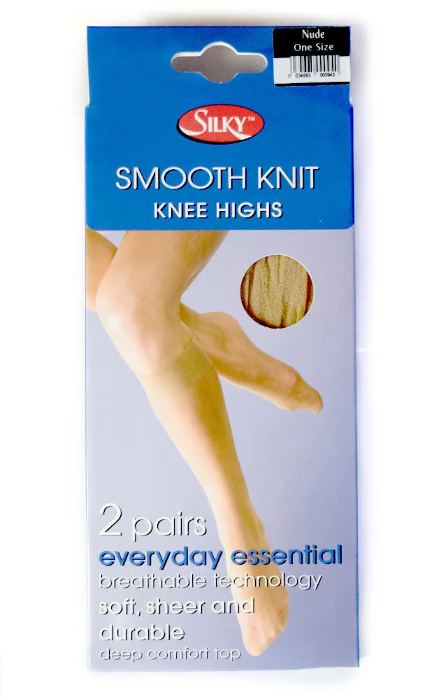 Knee Highs - Smooth Knit (One Size) - 2prs