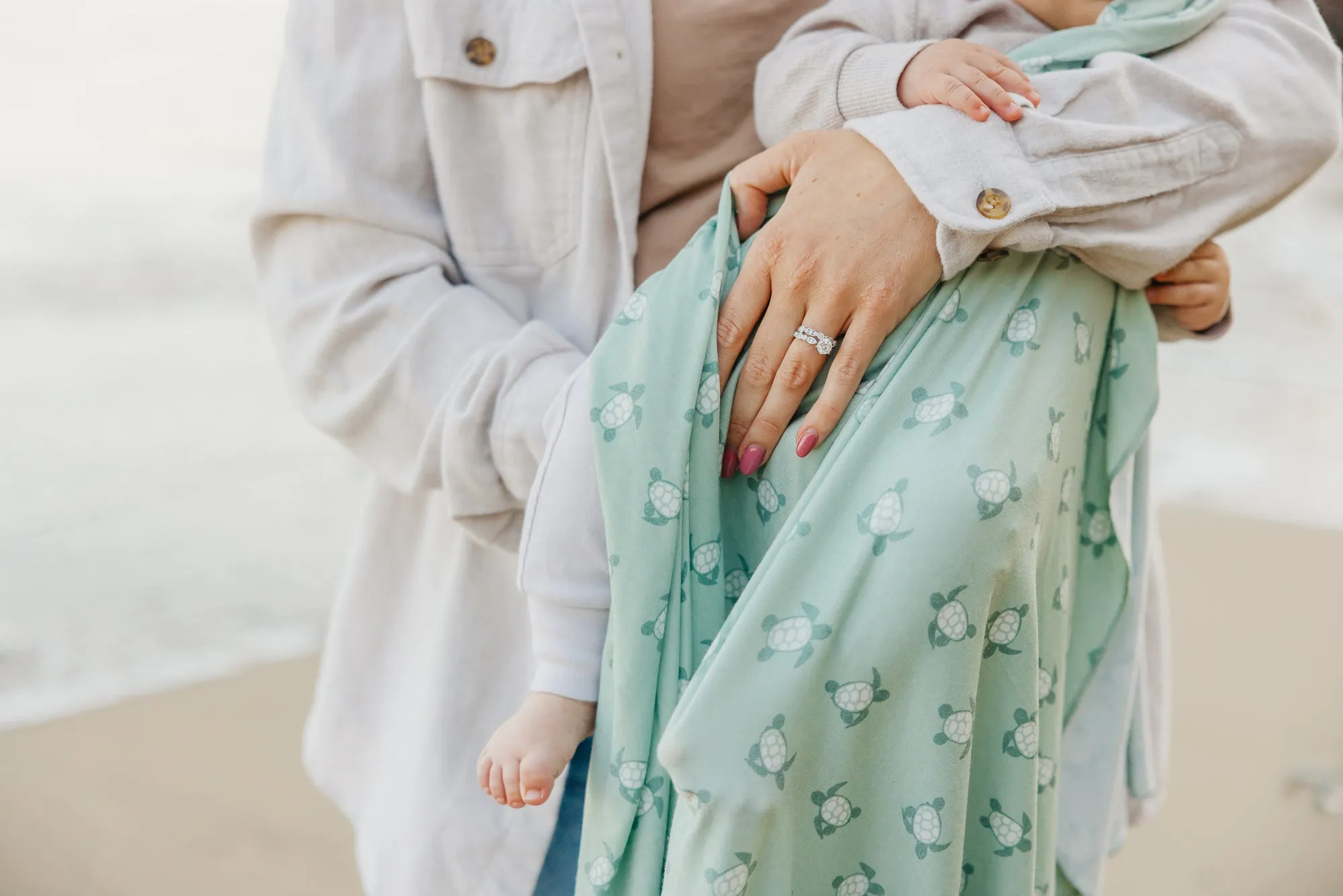 Knit Swaddle Blanket - Wade
