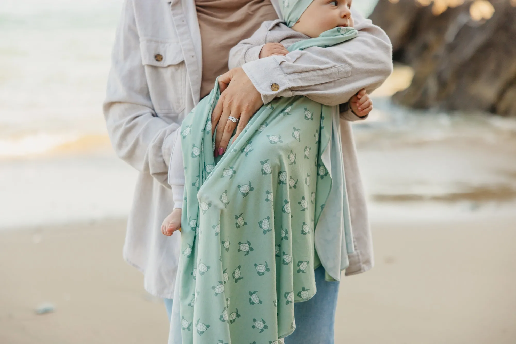 Knit Swaddle Blanket - Wade