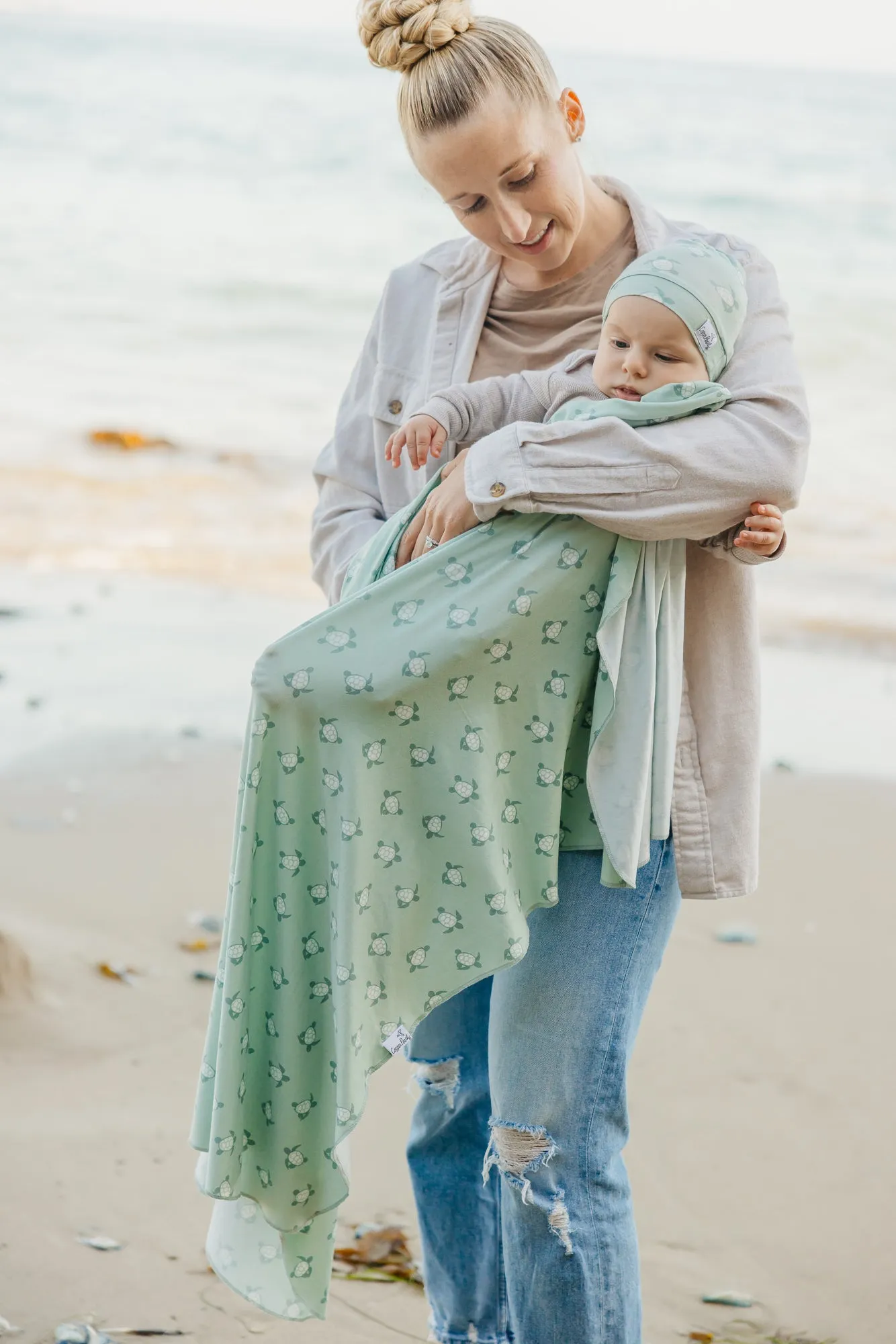 Knit Swaddle Blanket - Wade