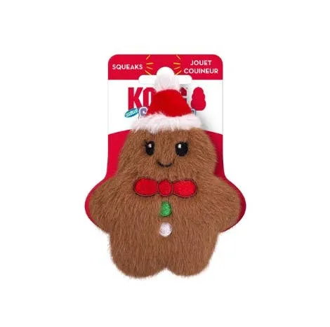 KONG Holiday Snuzzles Gingerbread Plush Dog Toy
