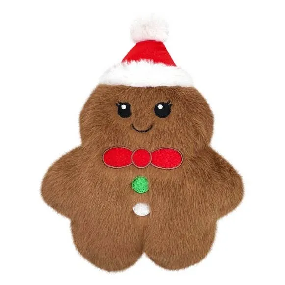 KONG Holiday Snuzzles Gingerbread Plush Dog Toy