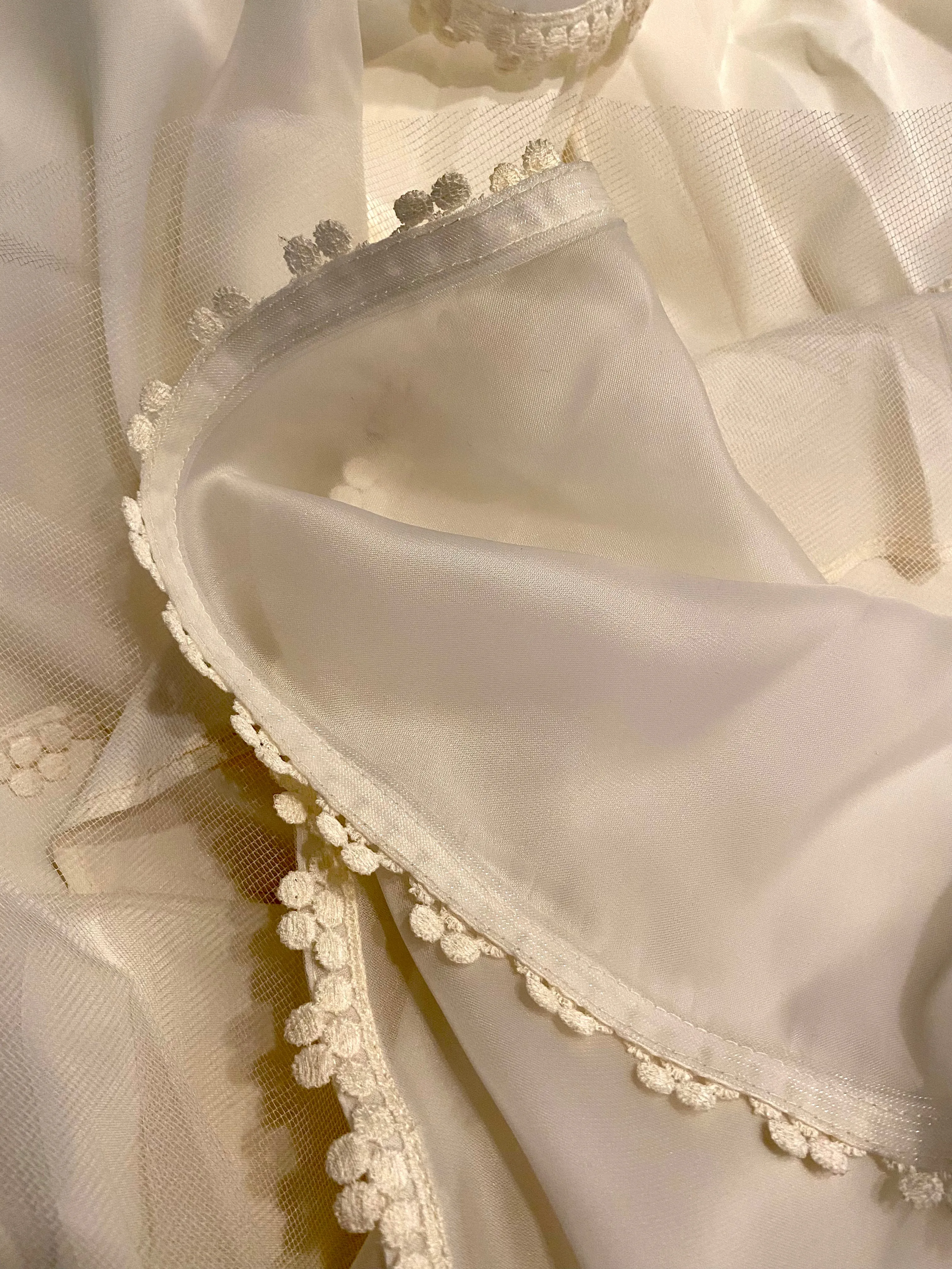 Late 60s/ Early 70s Bridal Originals Wedding Dress, Detachable Train & Veil
