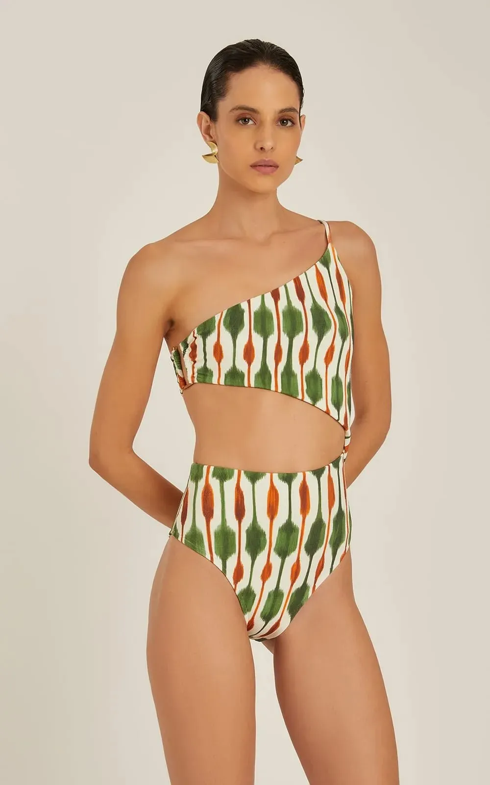 Lenny Niemeyer Tanzania One Shoulder One Piece