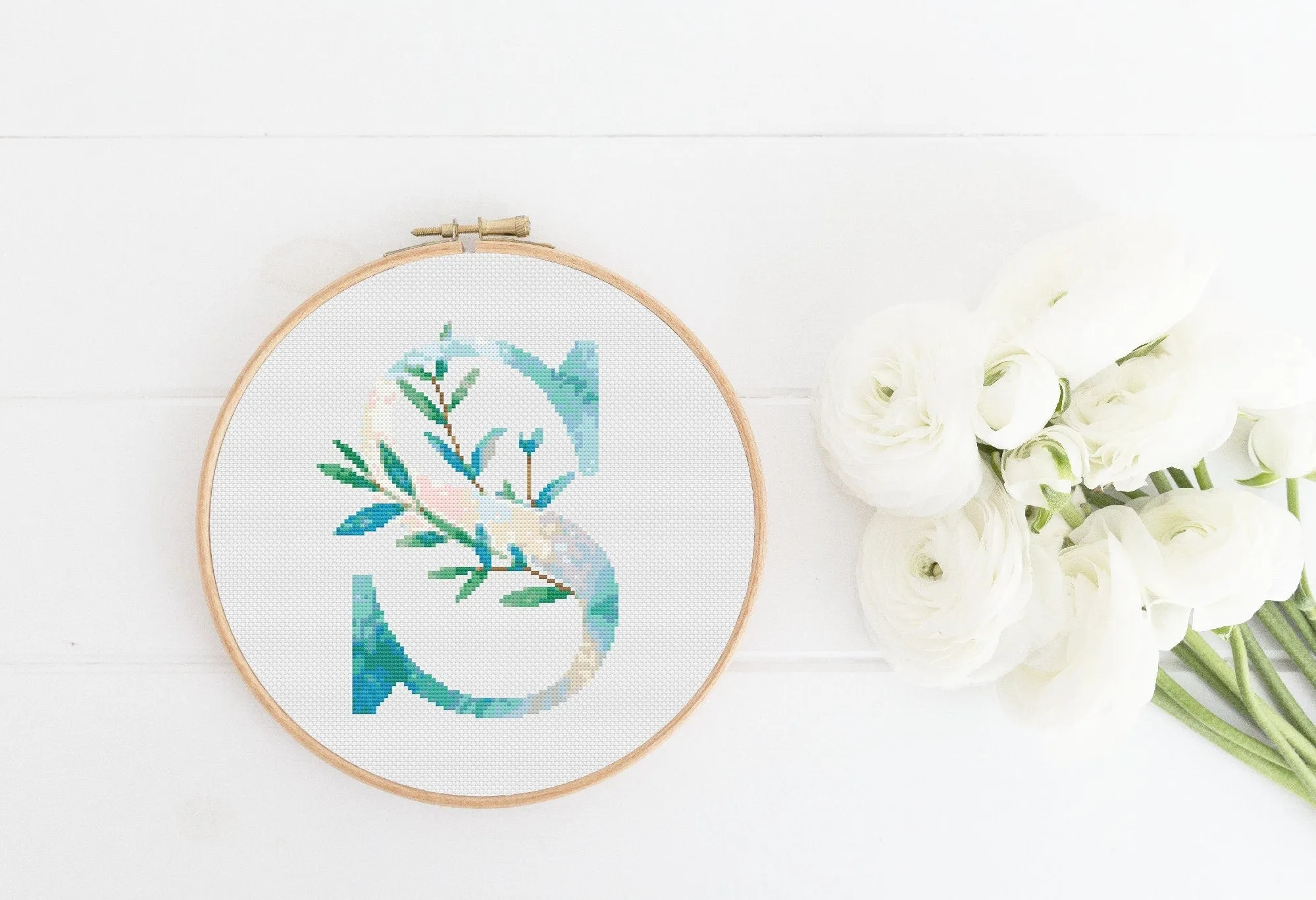 Letter S Cross Stitch Pattern #409