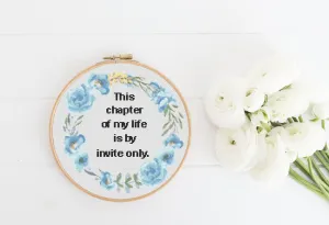 Life Chapter Cross Stitch Pattern #646