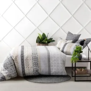 Linen House Neutral mariana Duvet Cover Set