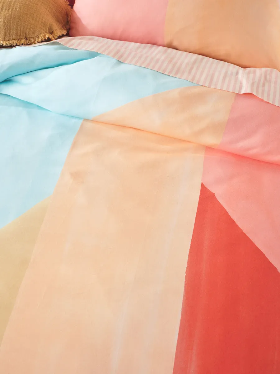 LINEN HOUSE QUINNE MULTI QUILT COVER SET