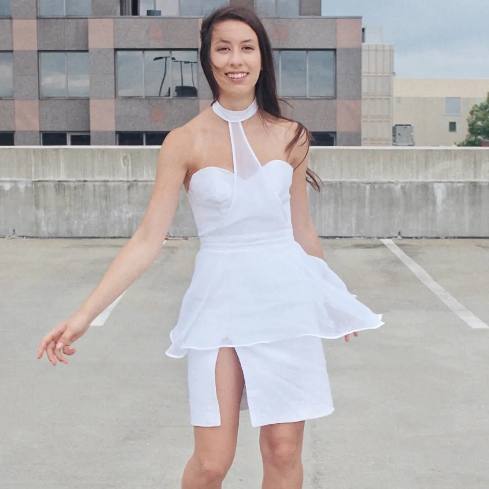 Linen Mini Dress