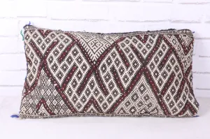 Long Moroccan pillow 13.3 inches X 21.6 inches