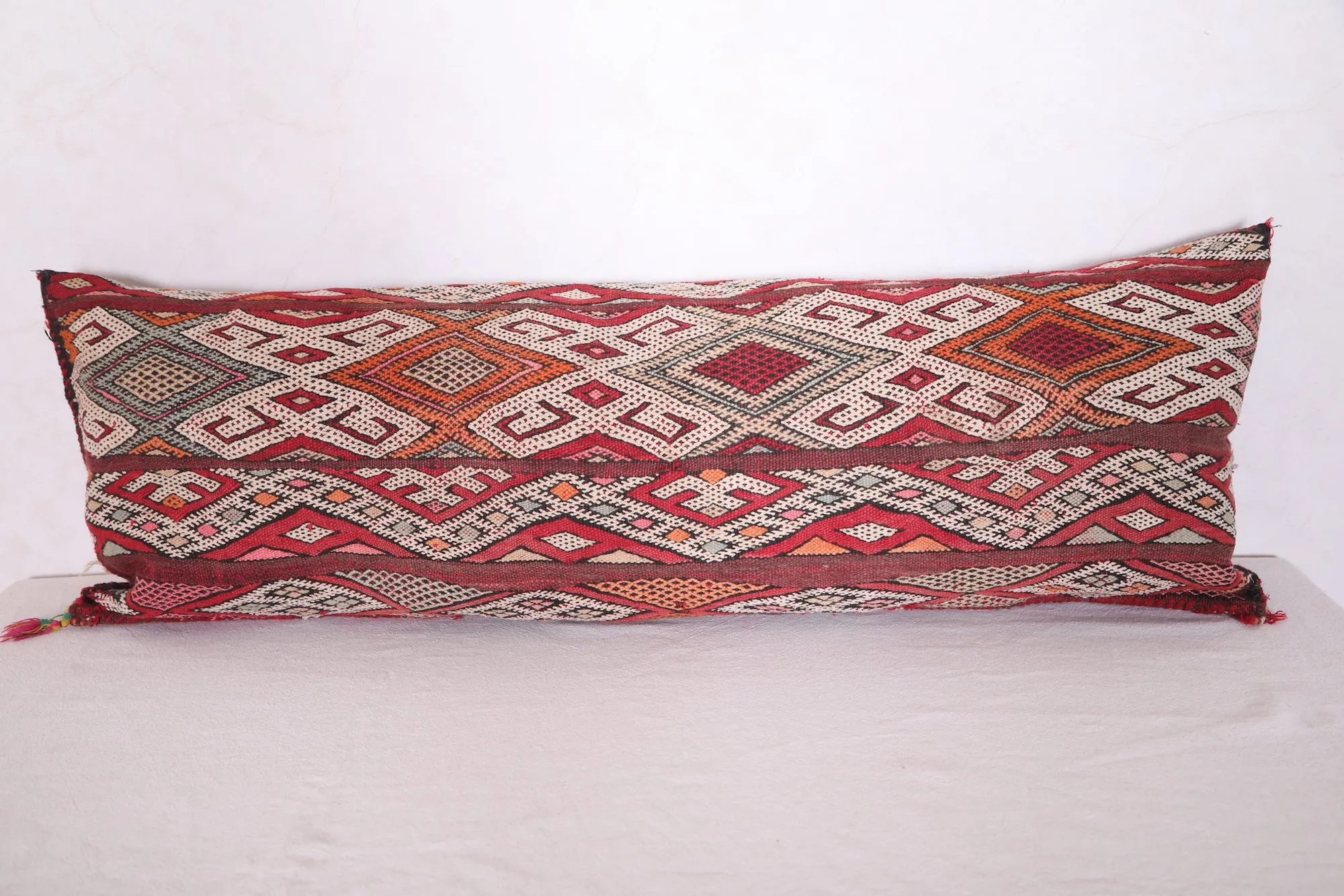 Long Moroccan pillow 13.3 INCHES X 36.6 INCHES