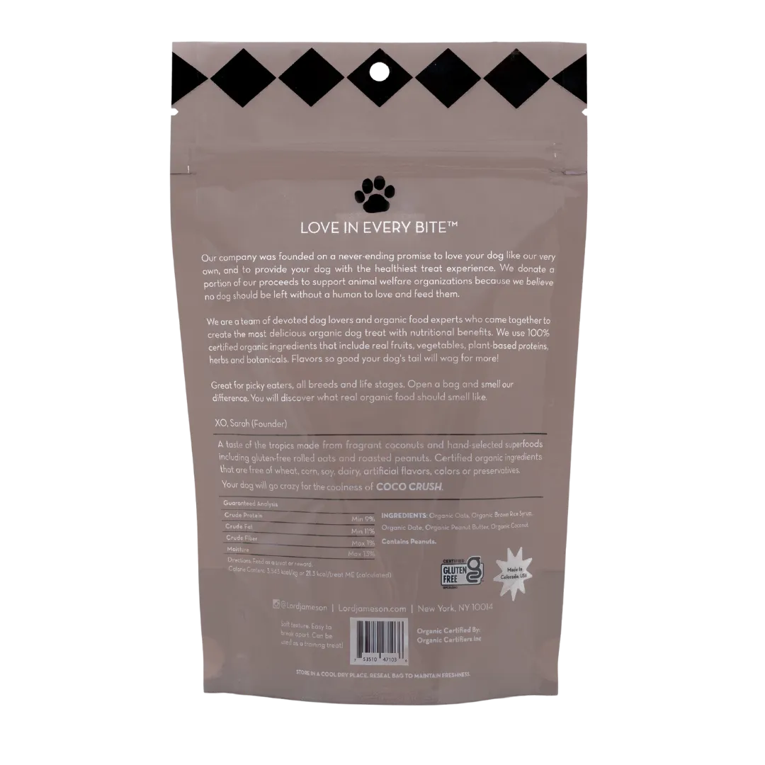 Lord Jameson Coco Crush Dog Treats