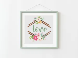 Love Cross Stitch Pattern #339
