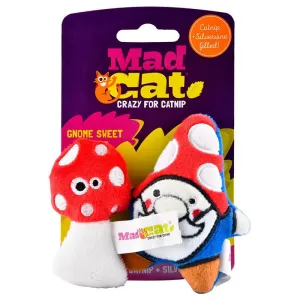 Mad Cat Gnome Sweet Gnome Twin Pack Catnip & Silvervine Toy