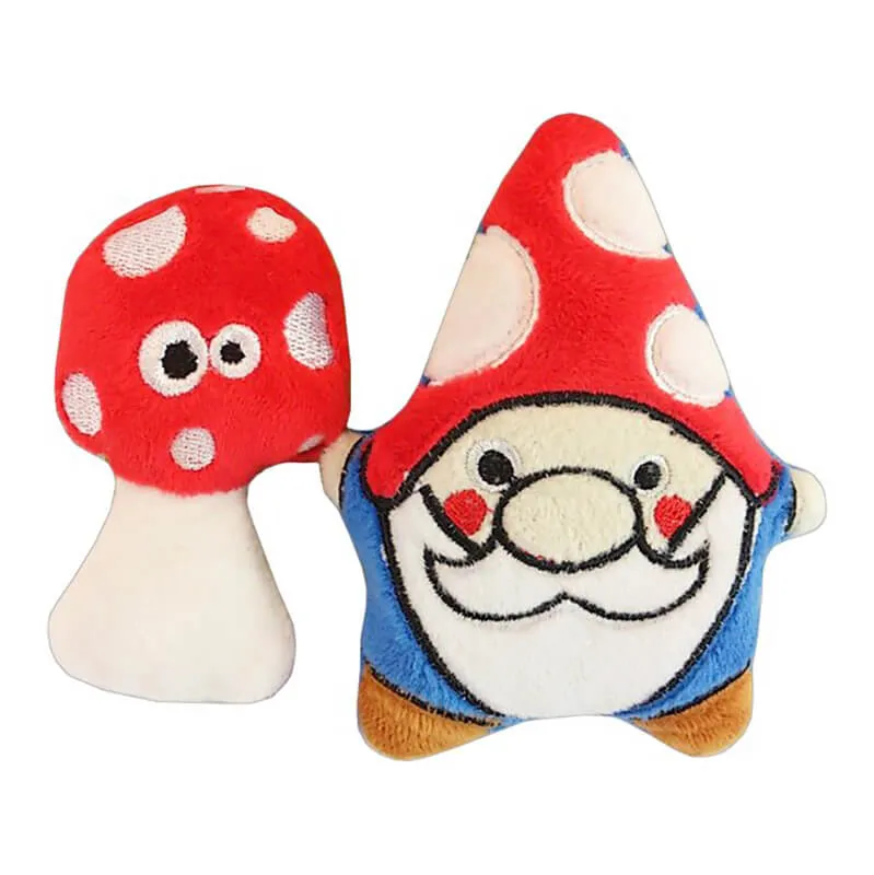 Mad Cat Gnome Sweet Gnome Twin Pack Catnip & Silvervine Toy