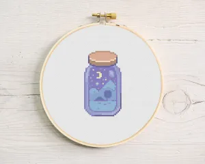Magic Jar Cross Stitch Pattern #142