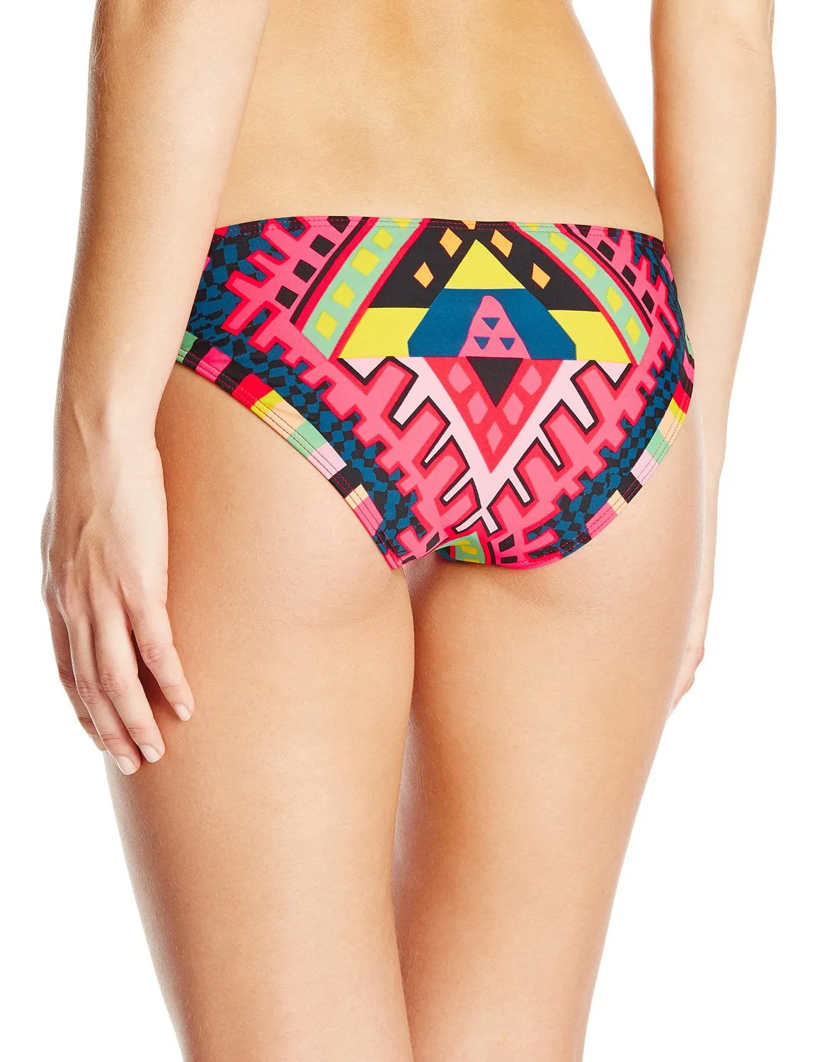 Mara Hoffman Womens Pink Geometric Bikini Bottoms Size M