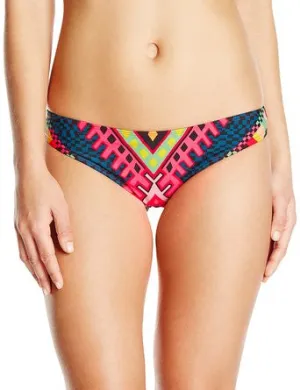 Mara Hoffman Womens Pink Geometric Bikini Bottoms Size M