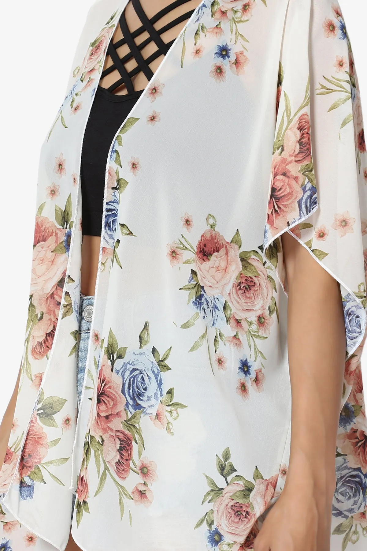 Markella Floral Cover Up Cardigan
