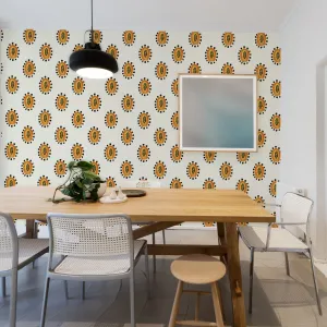 Maya'S Papayas Papaya Orange MA485 Self-Adhesive Wallpaper