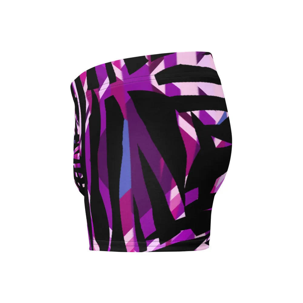 Mens Boxer Briefs | Pink Pattern | Retro 30s Style
