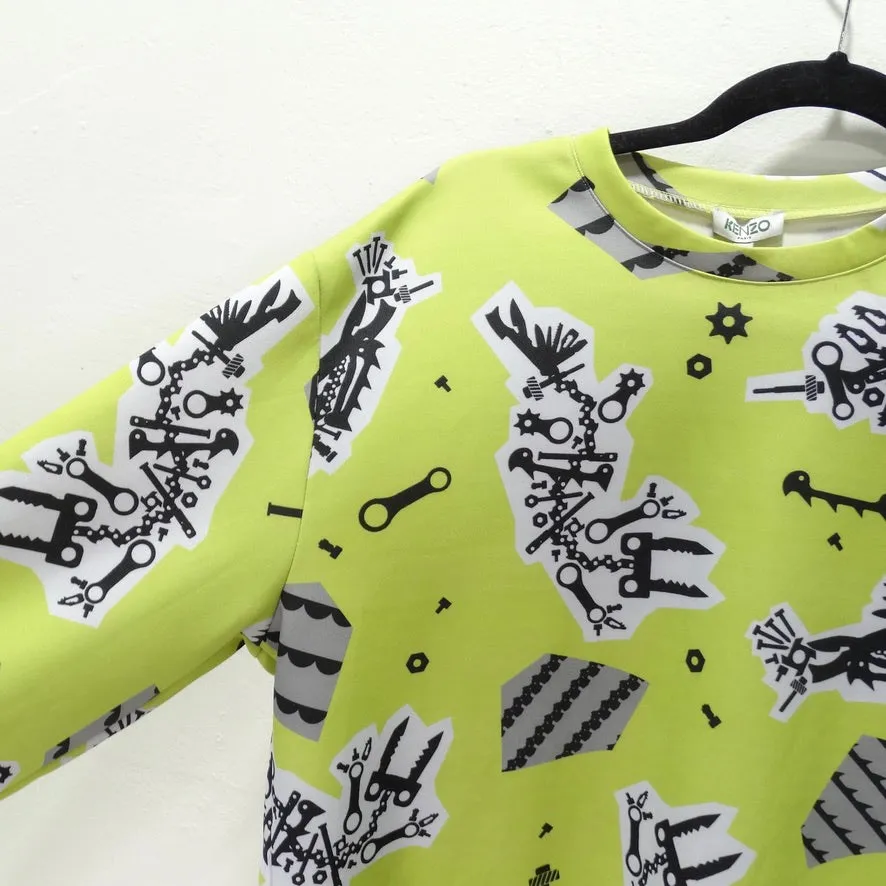 Mens Kenzo Graphic Long Sleeve