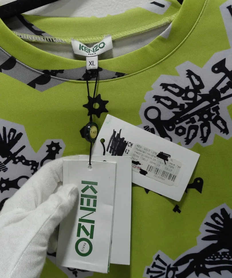 Mens Kenzo Graphic Long Sleeve