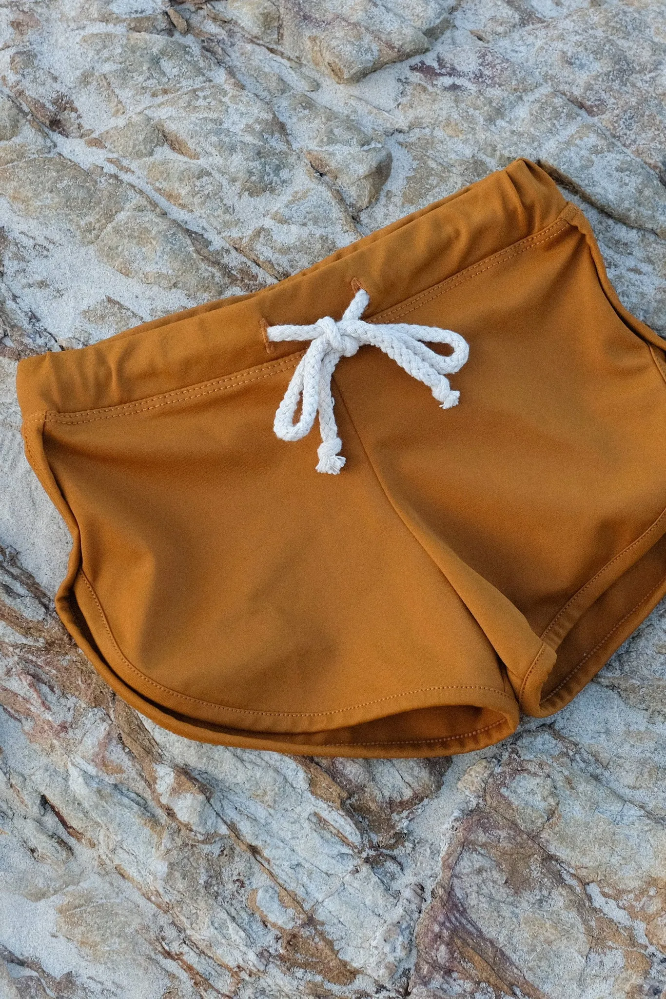 Mesa Kids Swim Trunks - Rust