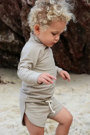 Mesa Kids Swim Trunks - Sand
