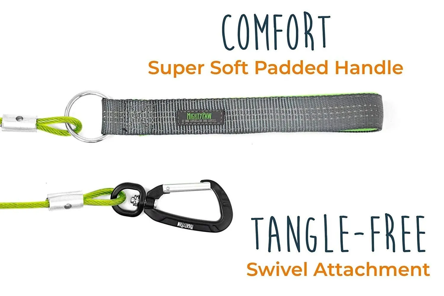 Mighty Paw - 6" Chew Proof Cable Leash