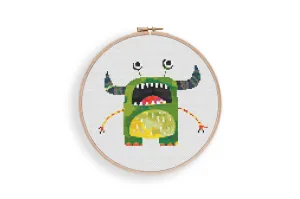 Monster Cross Stitch Pattern #1048