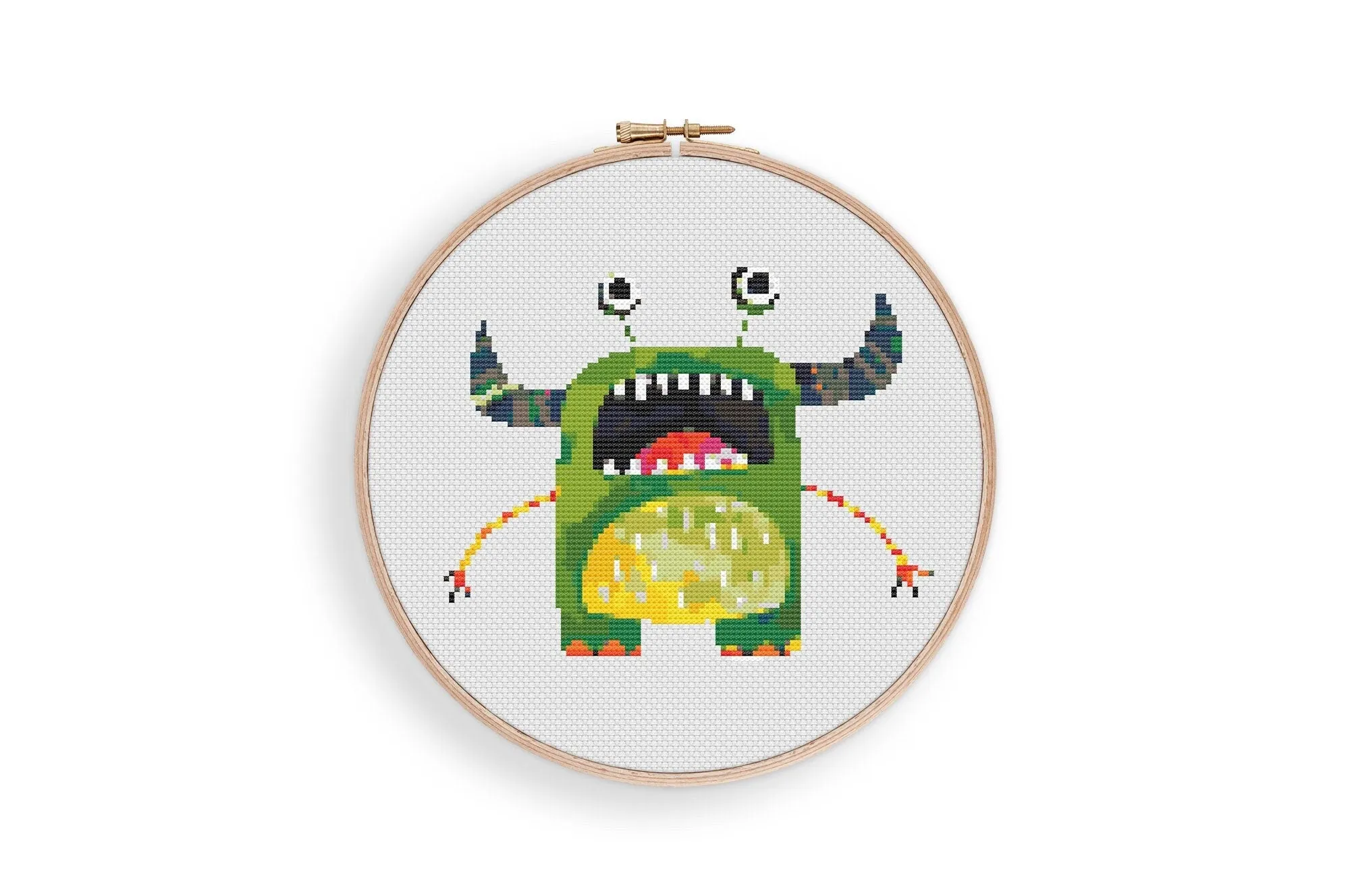 Monster Cross Stitch Pattern #1048