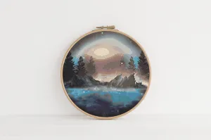 Moon Mist Cross Stitch Pattern  #228