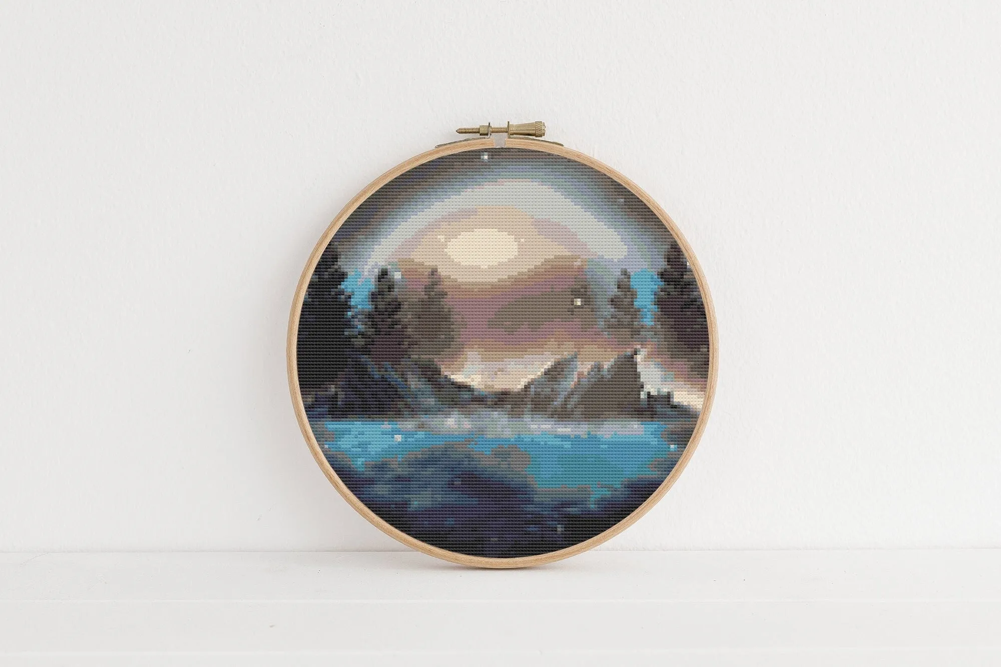 Moon Mist Cross Stitch Pattern  #228