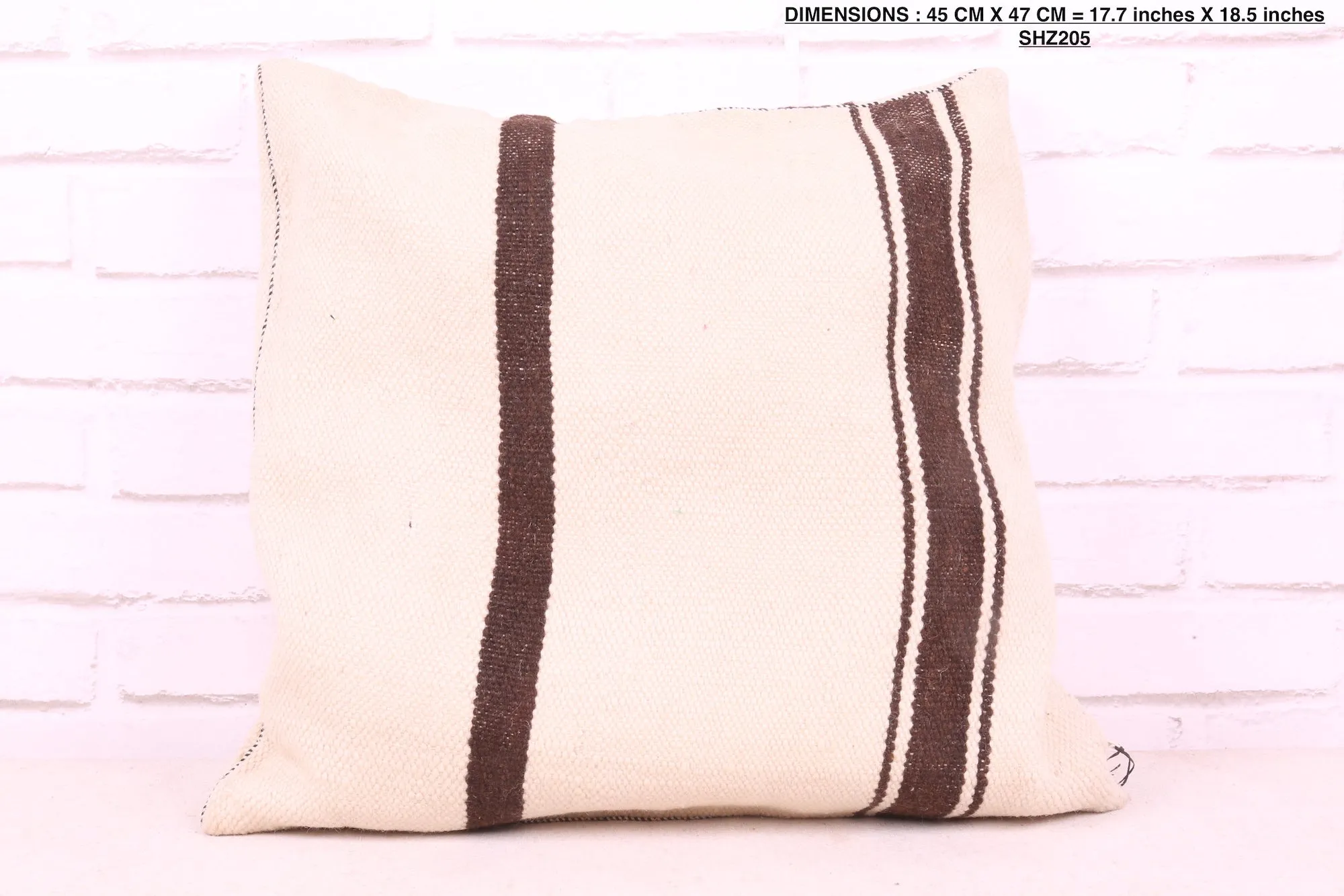 Moroccan berber pillow 17.7 inches X 18.5 inches